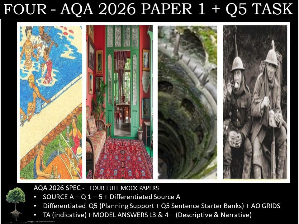 FOUR - PAPER 1 | 2026 FULL MOCKS | Q5 TASKS