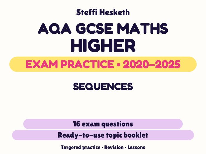 AQA GCSE Maths Higher: Sequences Exam Questions | 2020-2025