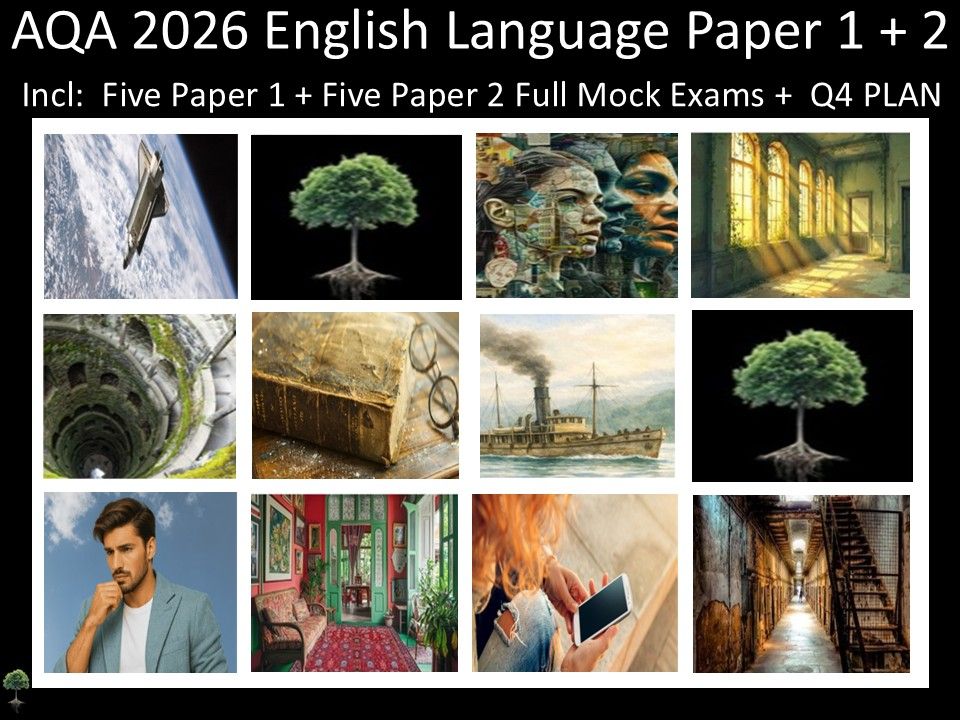 Ten AQA 2026 English Language Paper 1 + 2 Mocks | Q4 Plan