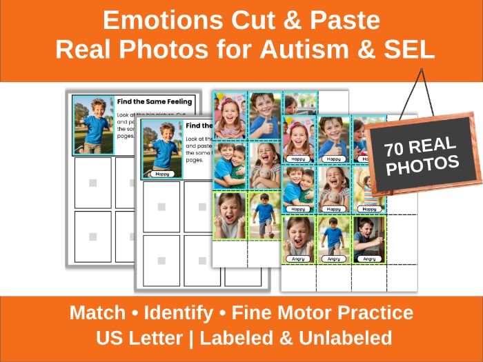 Emotions Matching Activity | Autism SEL