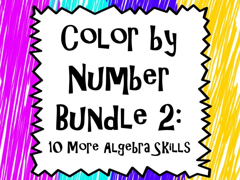 Solving Inequalities Color By Number By Charlotte James615