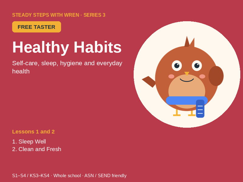 FREE Healthy Habits Starter Lessons: Secondary