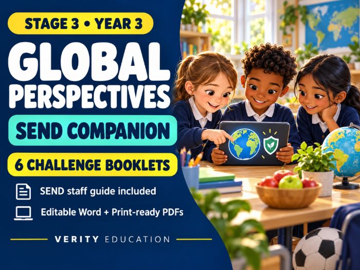 Global Perspectives Stage 3 — SEND Companion (All 6 Challenges)