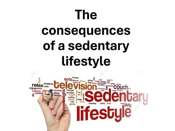 PE GCSE Sedentary lifestyle powerpoint