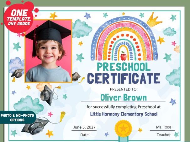 Editable Awards and Certificates
