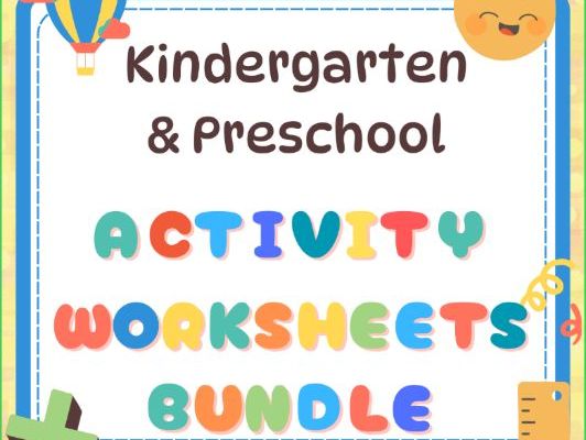 4-Week Screen-Free Activity Worksheets Bundle