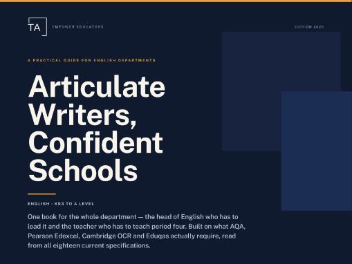 English Department Handbook: HoD and Teachers
