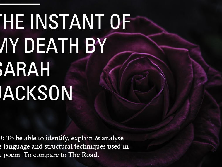 The Instant of My Death by Sarah Jackson