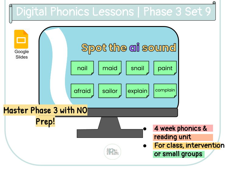 Phase 3 | Set 9 Digital Phonics Lessons