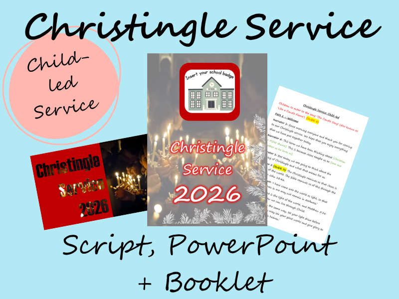Child-led Christingle Service (Script, PowerPoint + Booklet)