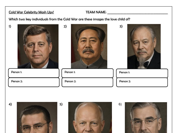 ALevel Cold War End of Year Quiz