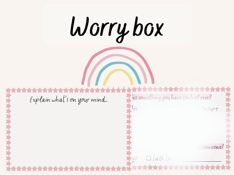 Worry box pack