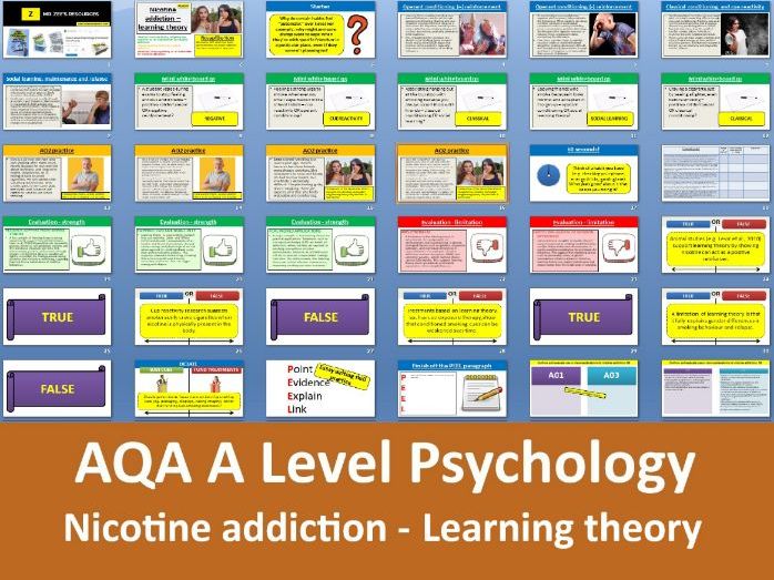 Nicotine addiction: Learning theory | Exams in 2027 - AQA A Level Psychology (Addiction)