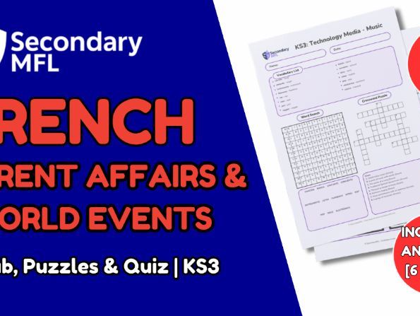 KS3 French Activity Pack: Current Affairs and World Events