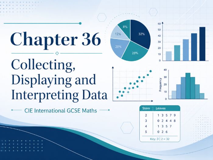 36 - Collecting, Displaying and Interpreting Data - CIE iGCSE Maths Resource Bundle