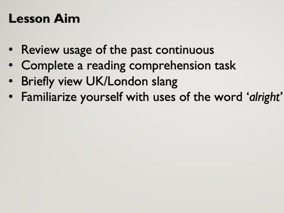 Remote ESL lesson for intermediate learner