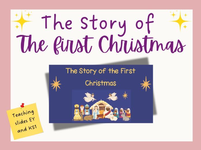 The Story of the First Christmas Nativity Slides