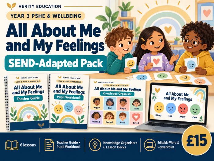 Year 3 PSHE & Wellbeing: All About Me and My Feelings — SEND-Adapted Pack