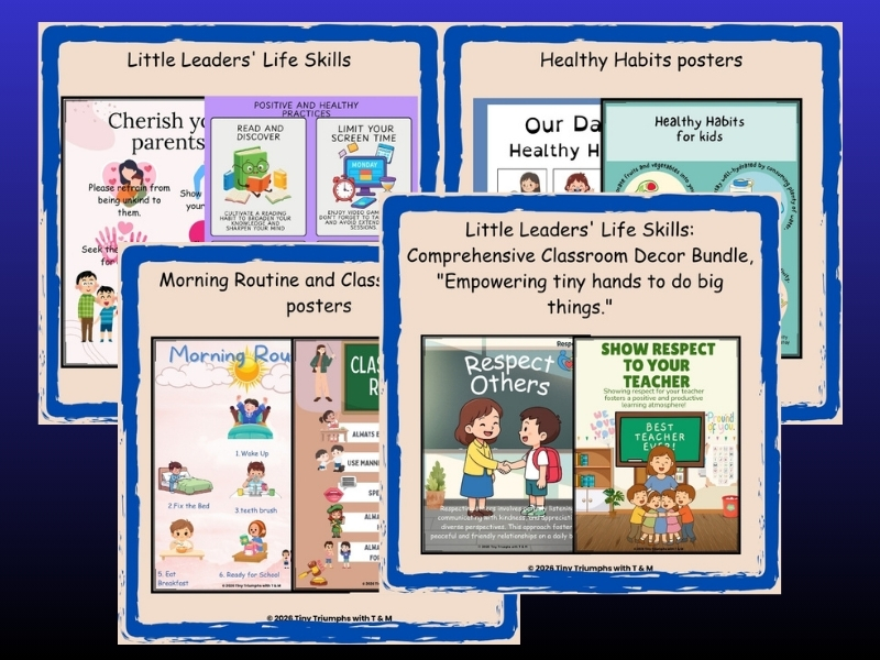 Comprehensive Classroom Decor Bundle,
