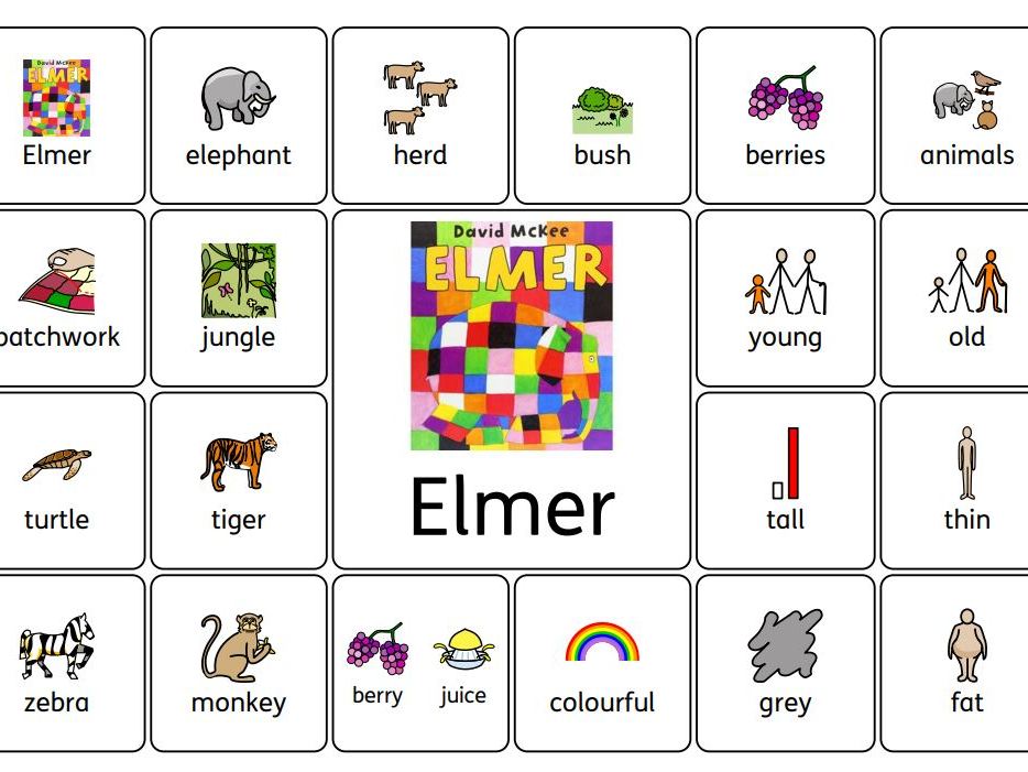 Elmer word mat