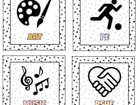 Neutral Visual Timetable