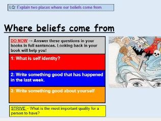 Where beliefs come from