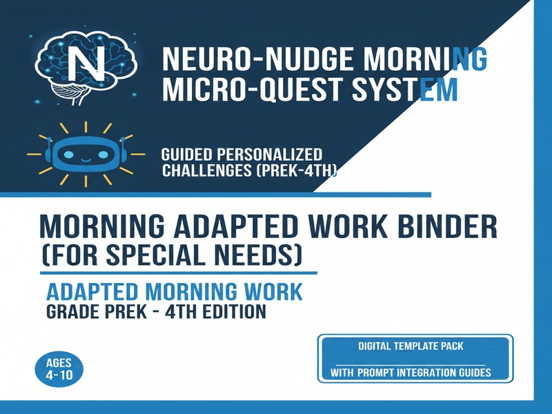 Neuro-Nudge Morning Micro-Quest System: Guided Personalized Challenges (PreK-4th)