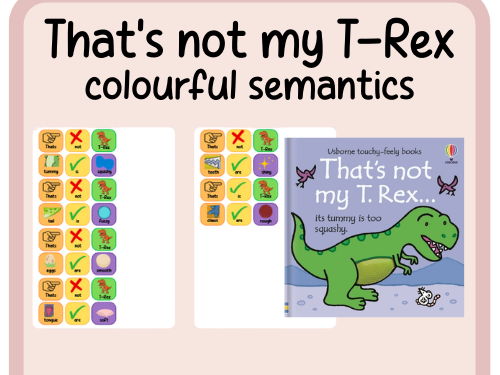 That's not my T-Rex colourful semantics
