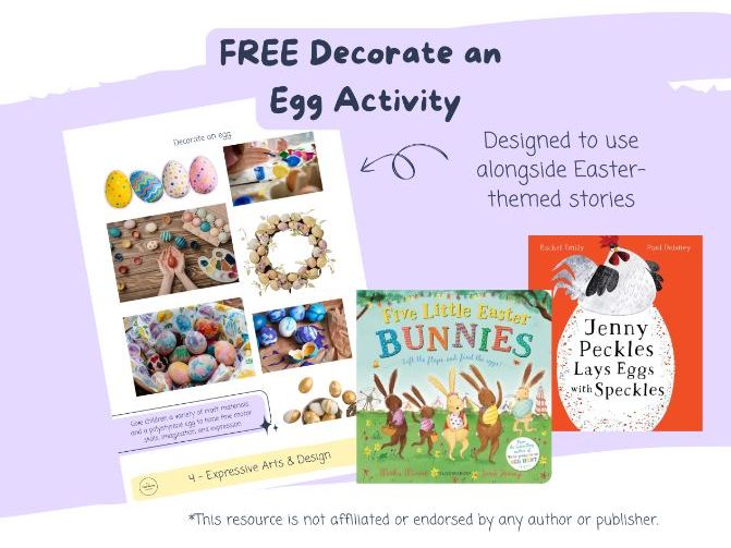 FREE Decorate an Egg Activity