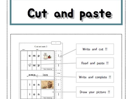 alphabet lowercase cut and paste worksheets (a–z)