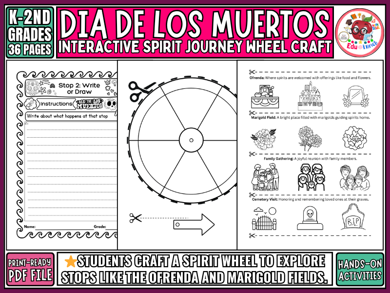 Día de los Muertos • Spirit Wheel Activity