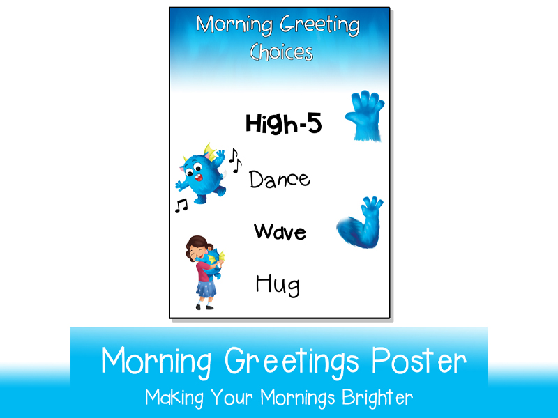 Morning Greetings Poster | Printable A3 and A4 + Non Contact Edition ...