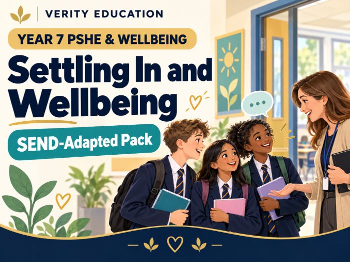 Year 7 PSHE & Wellbeing: Settling In and Wellbeing — SEND-Adapted Pack