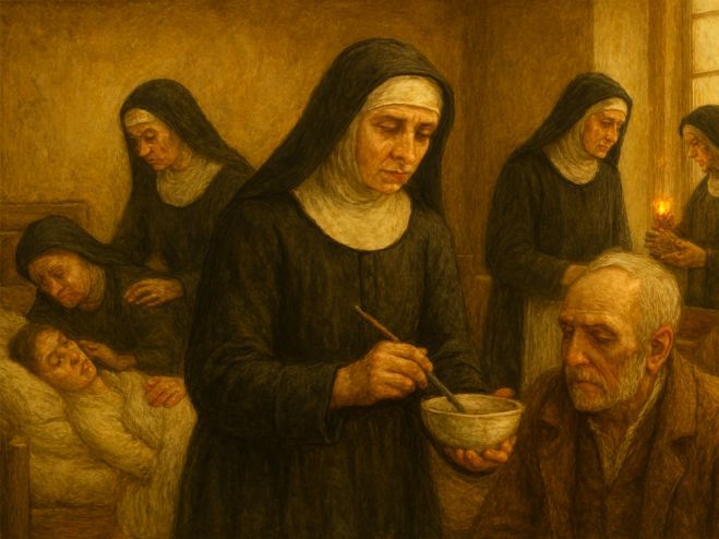 VOCABULARY STORY 669  WHAT GOOD DOES THE CATHOLIC CHURCH DO?