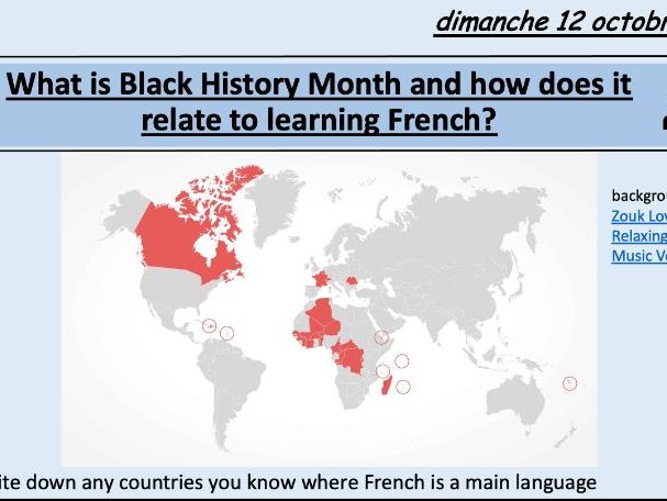 Famous Black People from the French speaking World