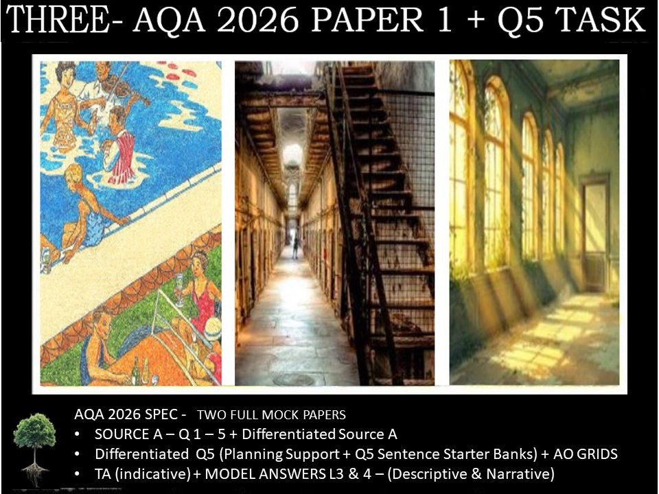 THREE - PAPER 1 | 2026 FULL MOCKS | Q5 TASKS