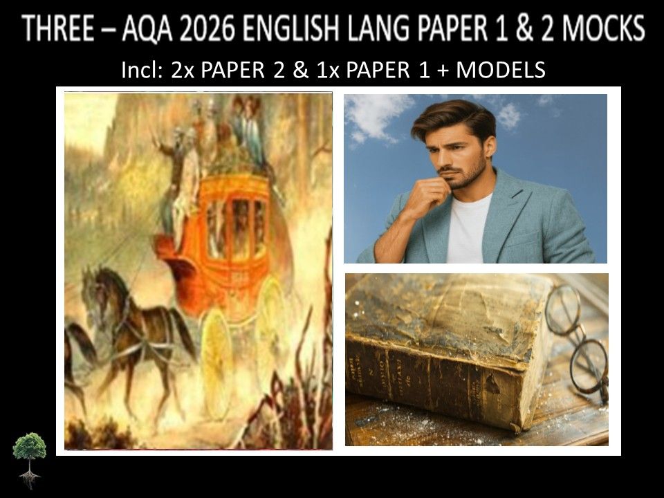 THREE - AQA PAPER 1 & 2 | 2026 FULL MOCKS | MODELS