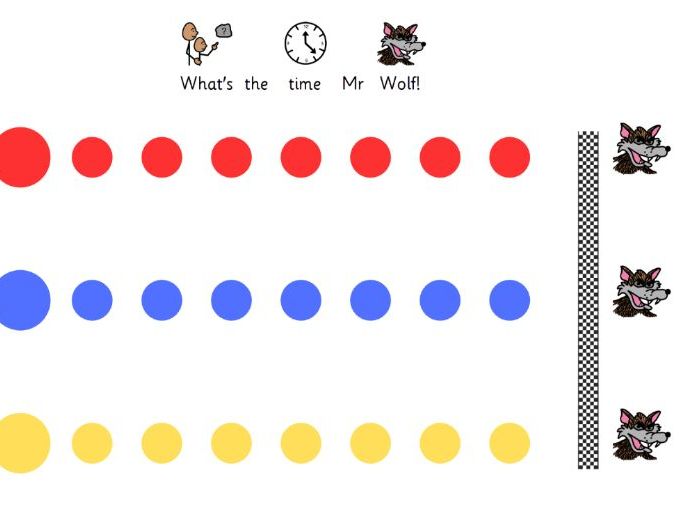 Introducing Time - What's the Time Mr Wolf Game