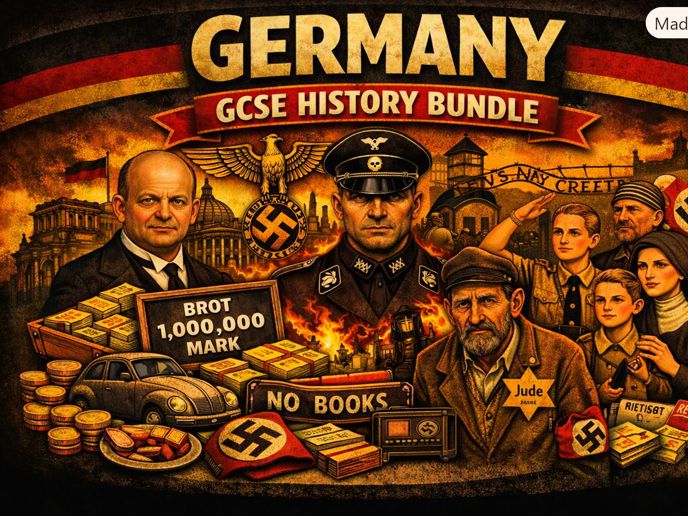 GCSE History Edexcel Paper 3 – Weimar and Nazi Germany 1918–1939