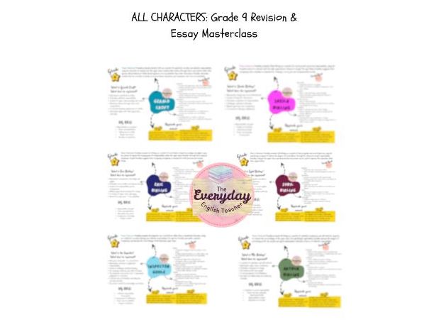 Grade 9 An Inspector Calls Character Bundle | Essay Plans GCSE (Eduqas/WJEC)