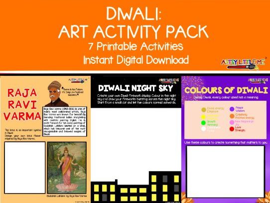 Diwali - Art Activity Pack - Artsy Little Me