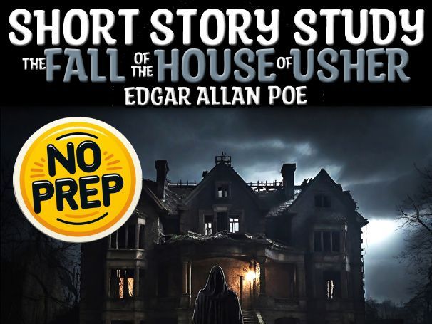 The Fall of the House of Usher by Edgar Allan Poe | Q&A Analysis Sub Plan