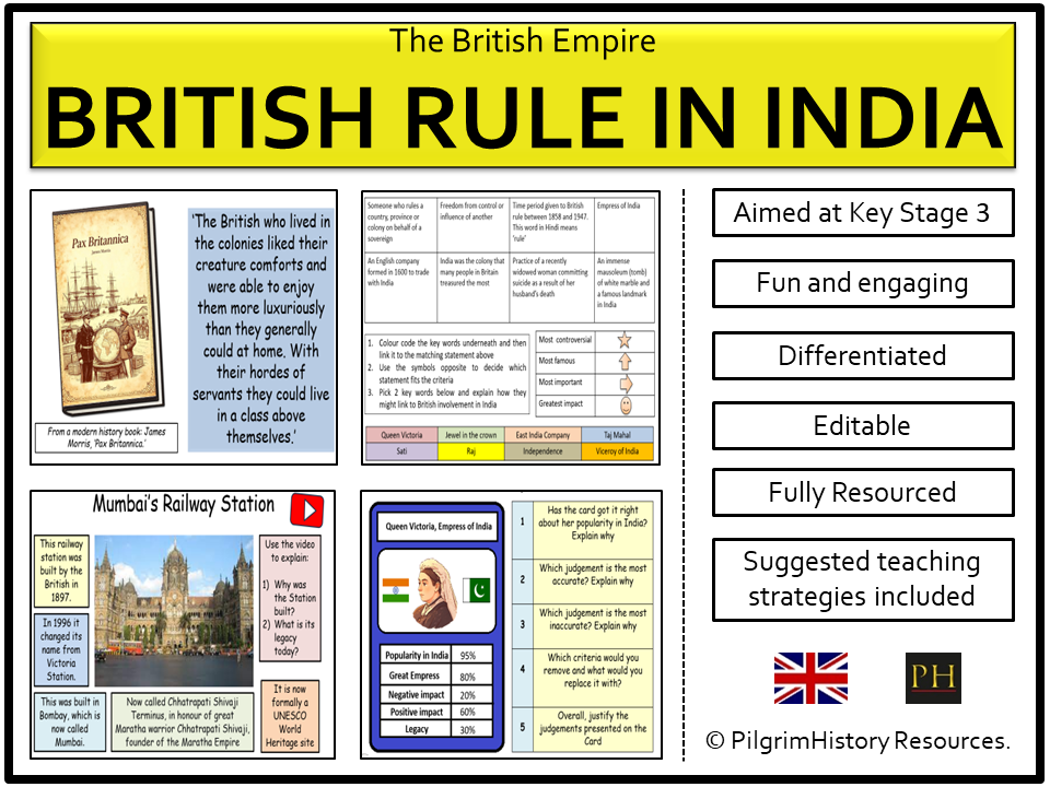 KS3 British Empire: Why was the British Raj (India) so important to the Empire?