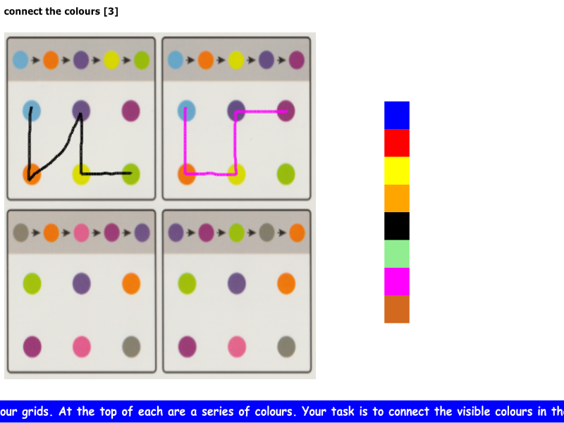 connect the colours [3]