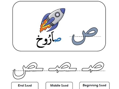 Arabic Phonics  Bundle Alif to Saad