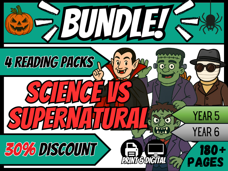 Science vs. the Supernatural | Halloween | Reading Comprehension | Year 5/6
