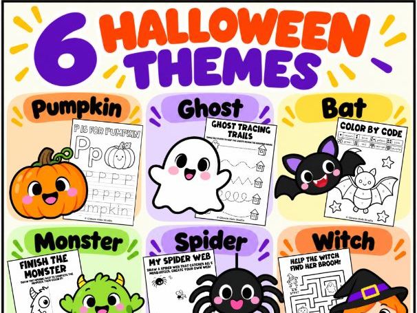 Halloween Activity Book | EYFS | 77 Pages