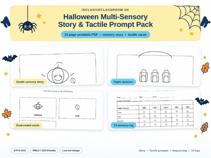 Halloween Multi-Sensory Story & Tactile Pack