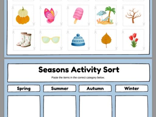 Season Sorting Pictures
