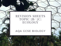 Ecology - AQA Biology Paper 2 Revision Sheets on Ecology